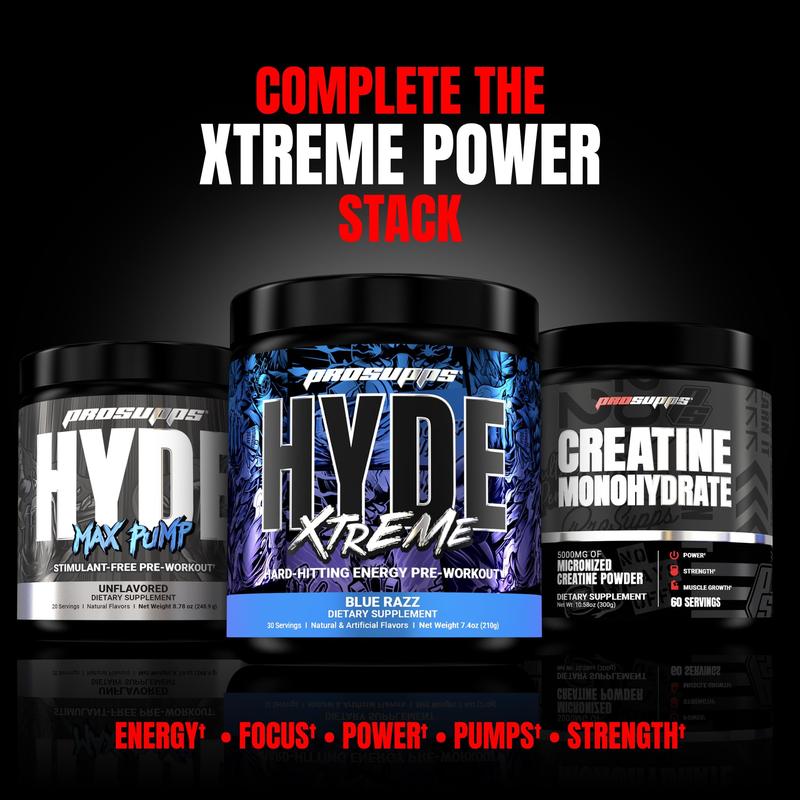Bebida energética pré-treino PROSUPPS Mr. Hyde Xtreme Blue Razz